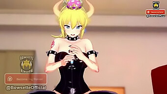 Virtual Girlfriend Bowsette Teaches You How To Jerk Off